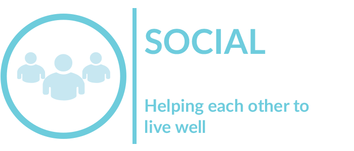 social, helping each other to live well