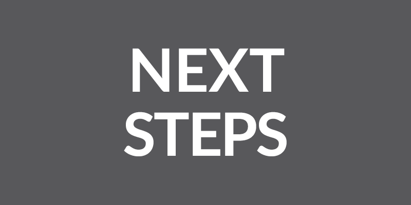 Next Steps