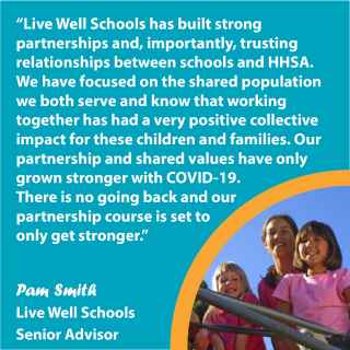 Quote from Pam Smith with Live Well Schools