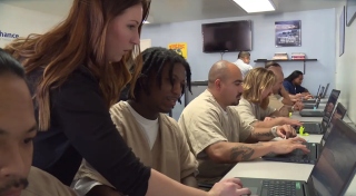 individuals can receive pre- and post-release employment and training services and gain access to community-based connections and supportive services through the Reentry Works program located at two of the county’s reentry facilities. 