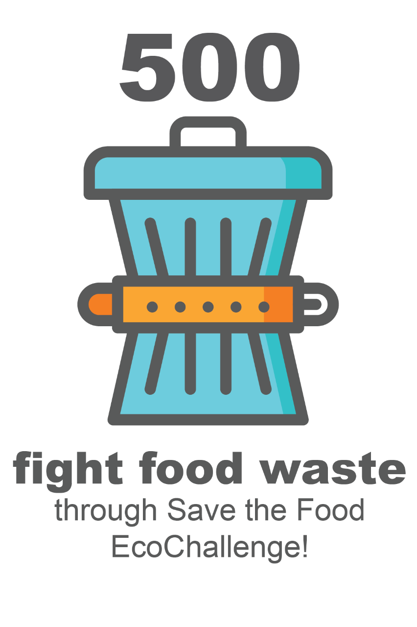 500 fight food waste through Save the Food EcoChallenge!