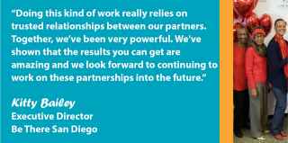 Quote from Kitty Bailey with Be There San Diego