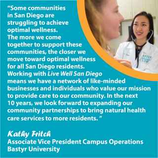 Quote from Kathy Fritch with Bastyr University