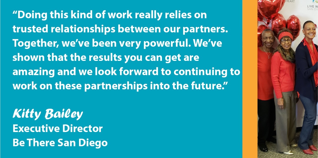 Quote from Kitty Bailey with Be There San Diego