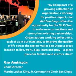 MLK Jr. Community Choir San Diego Partner Quote