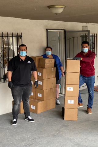 Chicano Federation distributing supplies to families during COVID-19