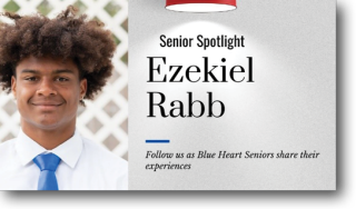 Blue Heart Foundation Senior Spotlight - Ezekiel Rabb