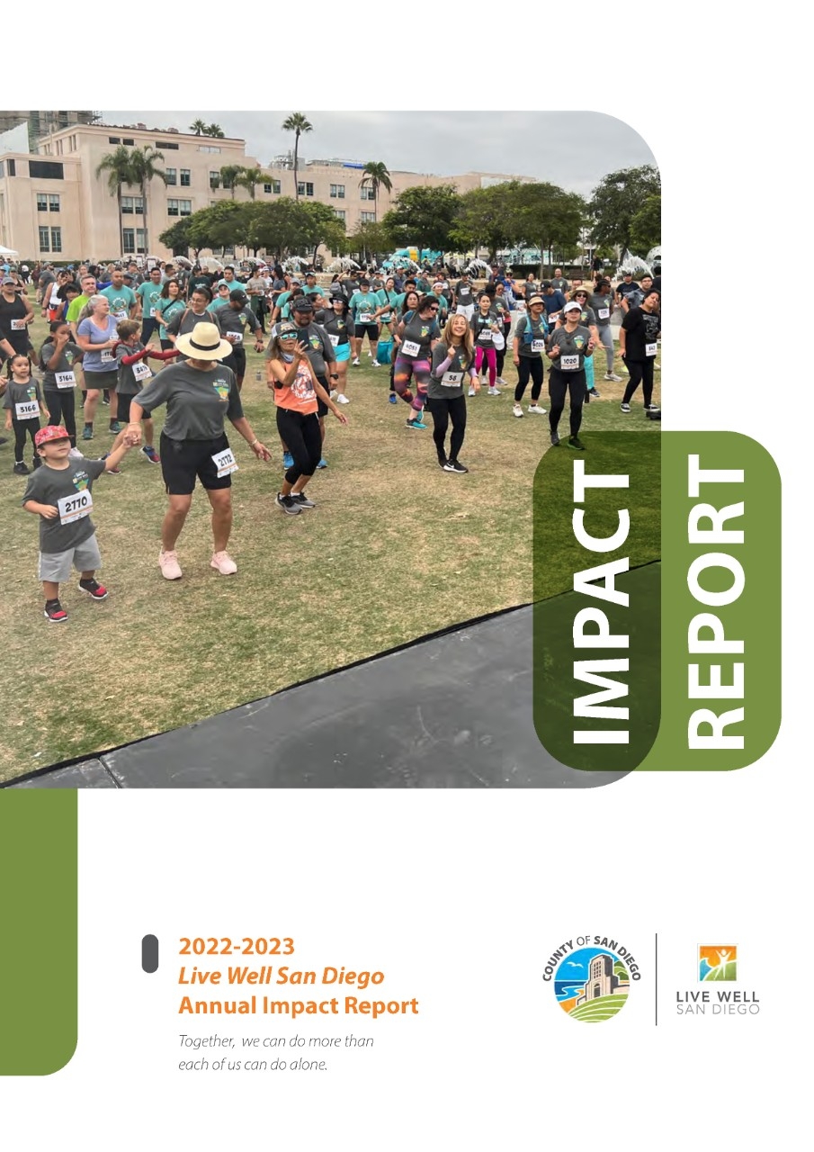 2023 Live Well annual Impact Report Cover