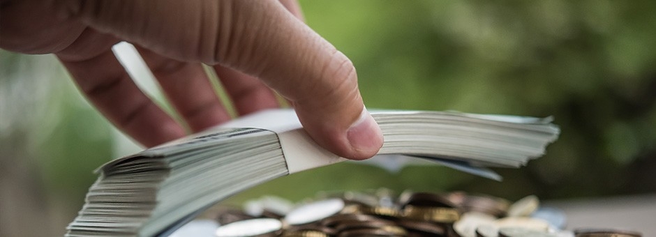 Stack of money