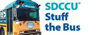 SDCCU Stuff the Bus