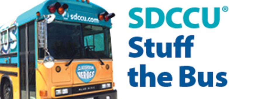 SDCCU Stuff the Bus