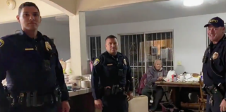 San Diego Police with Mr. Teo