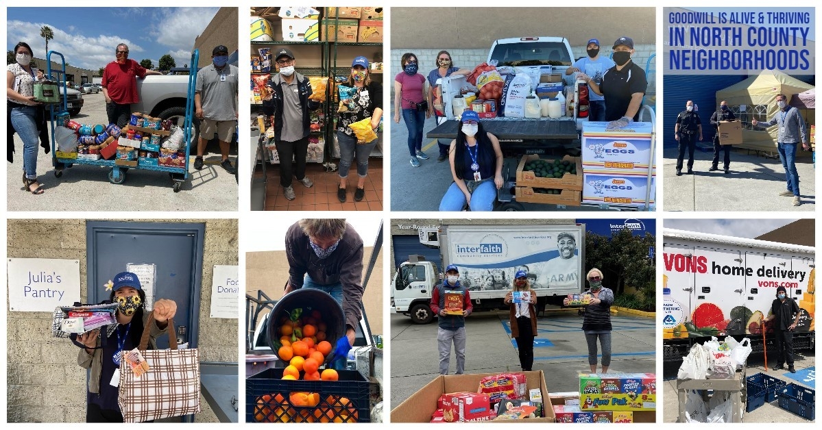 Collage of Community Donations