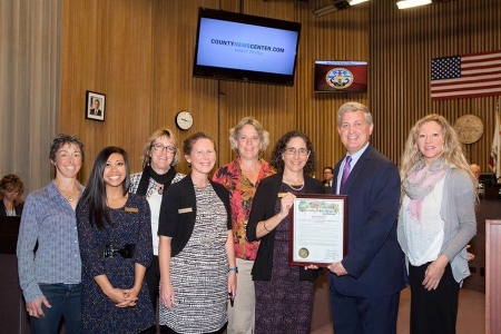 Solana Center Receives County of San Diego Proclamation 