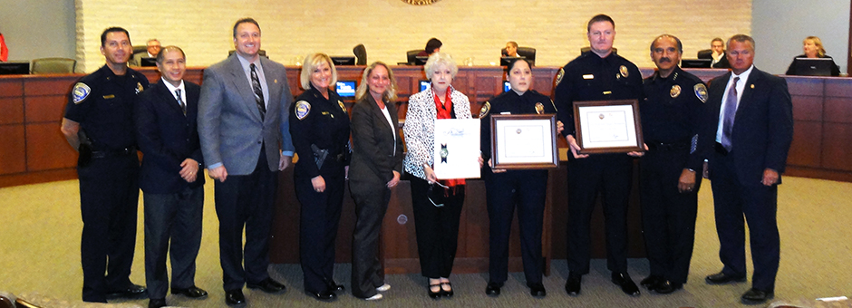Honoring Officers Kahl and Wall of the Chula Vista Police Department for Keeping a Local Park Safe