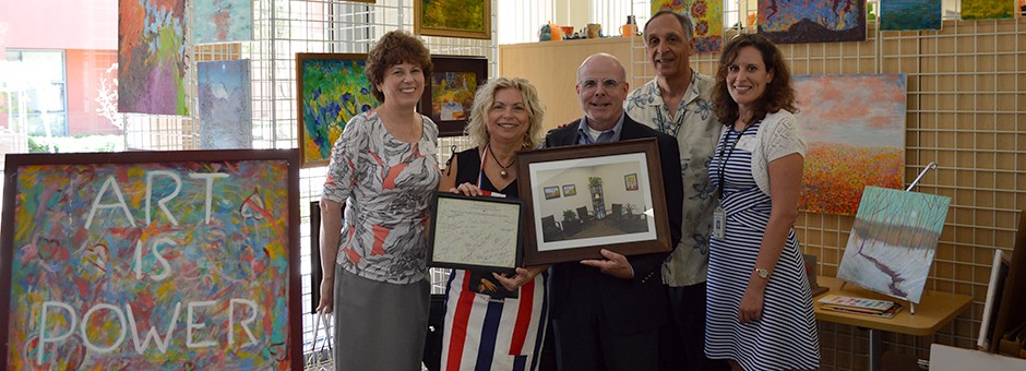 SDCERA Celebrates the Heart of the Arts with Edgemoor Patient Painters