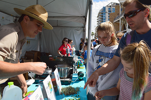Live Well San Diego Booth at 2016 San Diego STEM Fest