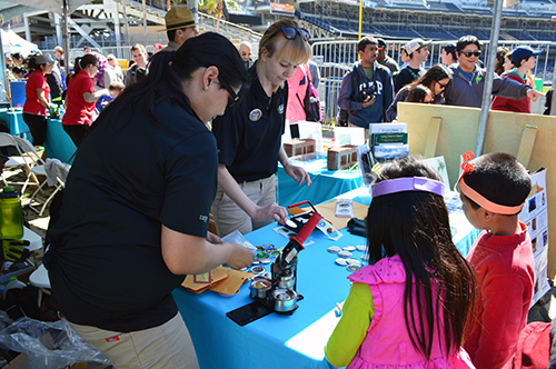 Live Well San Diego Booth at 2016 San Diego STEM Fest