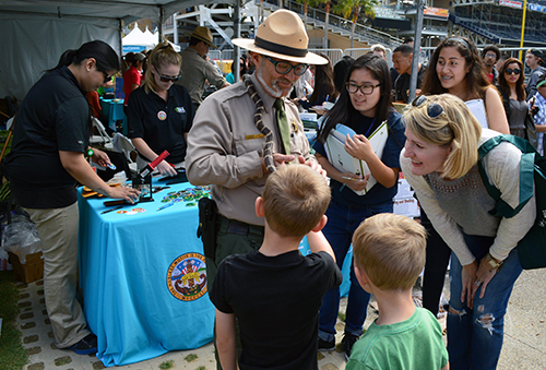 Live Well San Diego Booth at 2016 San Diego STEM Fest