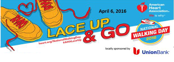 Get Fit on National Walking Day on April 6