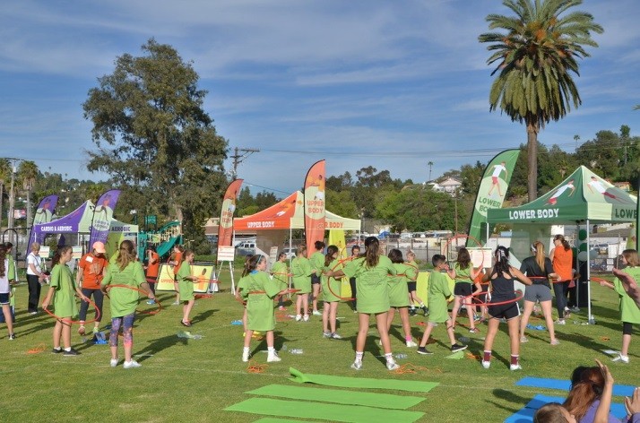 Communities in Motion Event - Hoola-hooping!