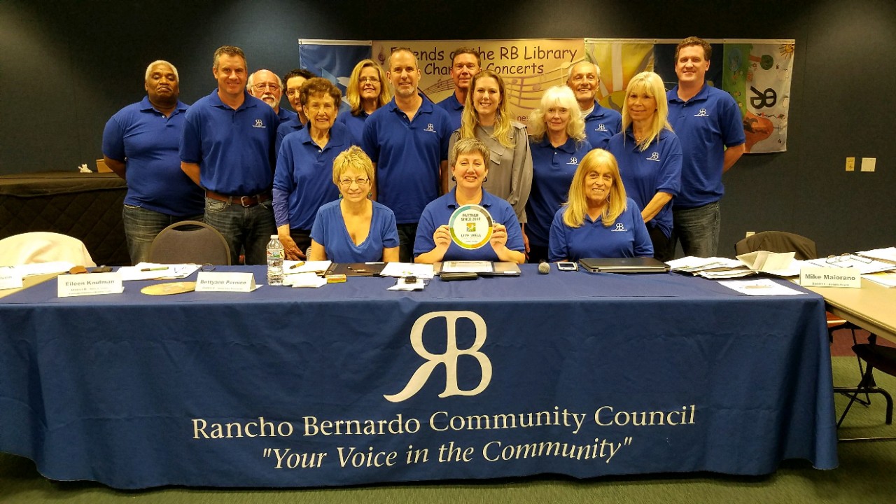 Recognition Event for Rancho Bernardo Community Council