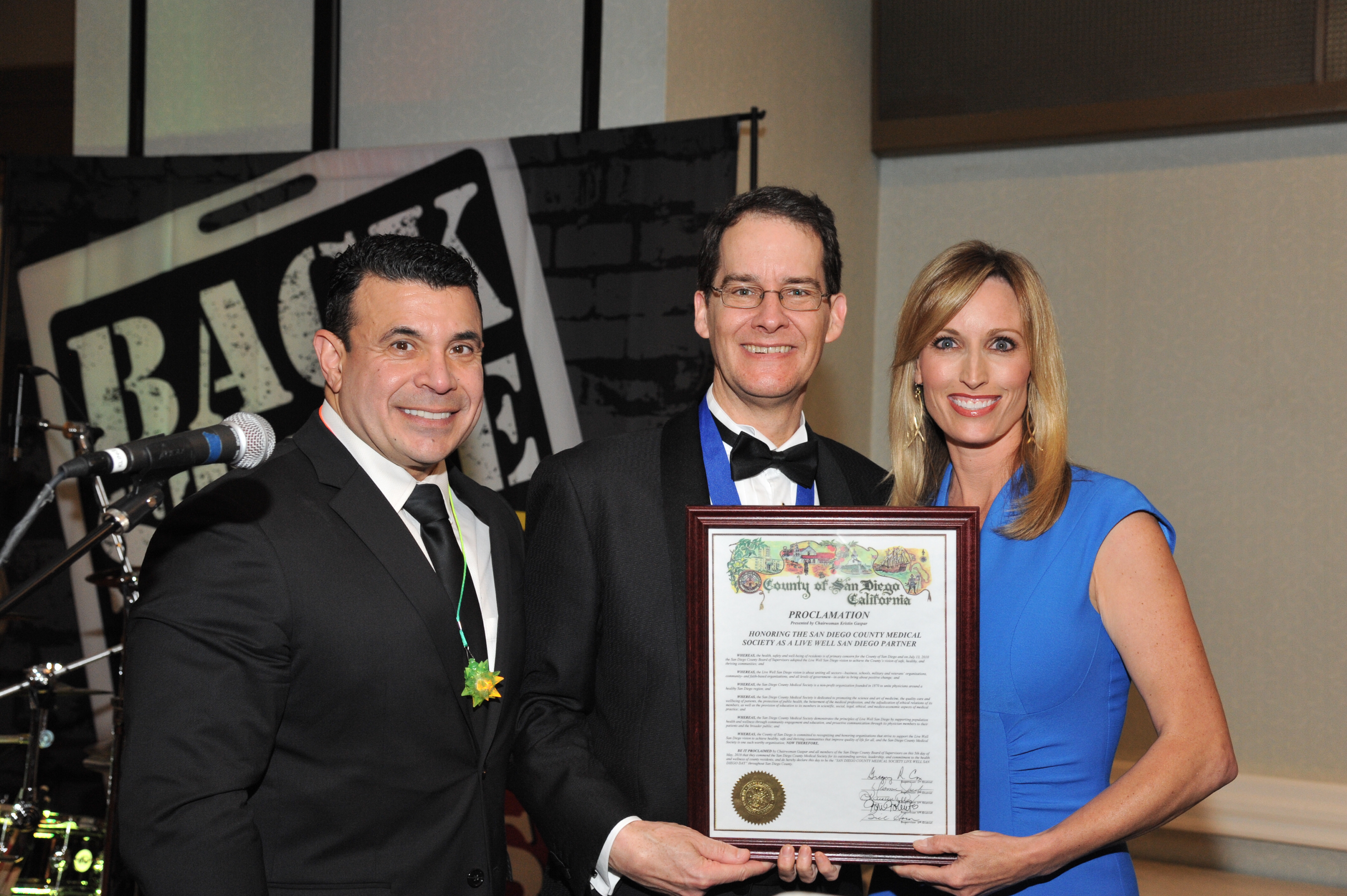 San Diego County Medical Society Recognition Event