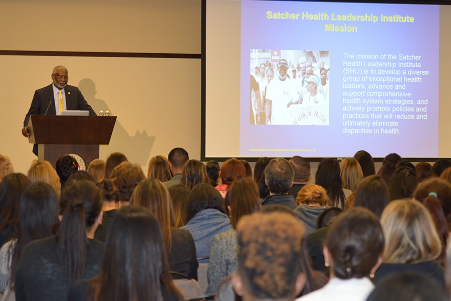 Dr. David Satcher- 16th US Surgeon General discusses “Politics, Opinions & Public Health”