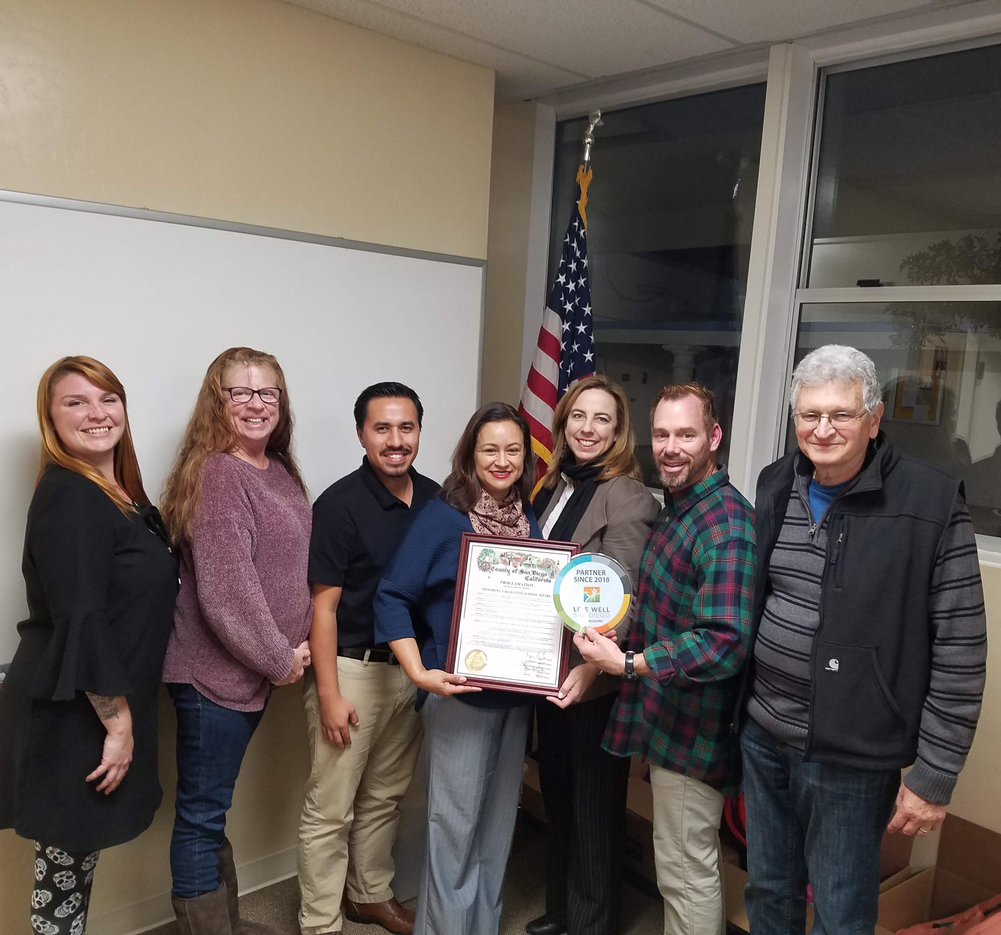 Vallecitos School District Recognition Event